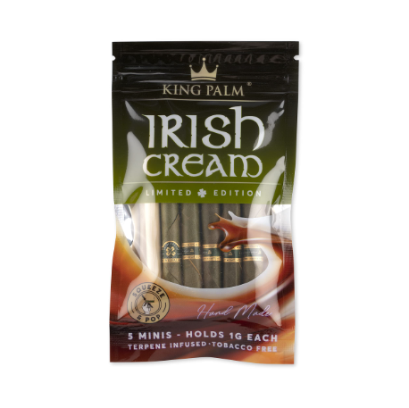 Photograph of product: KING PALM - WRAPS - 5PK - IRISH CREAM