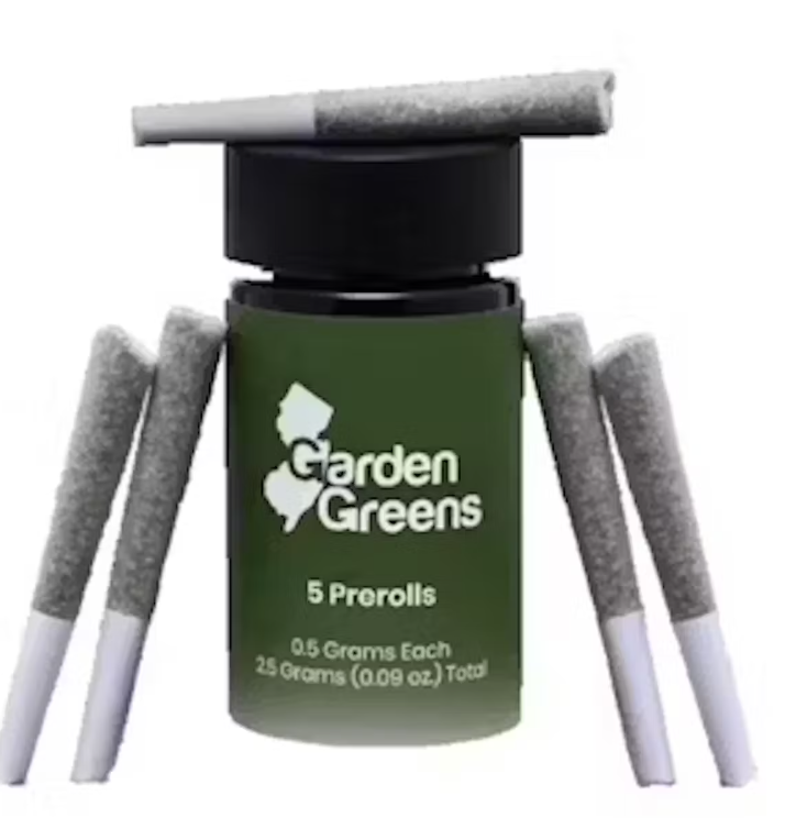 Photograph of product: Garden Greens | Sunset Sherbert | Prerolls 5pk