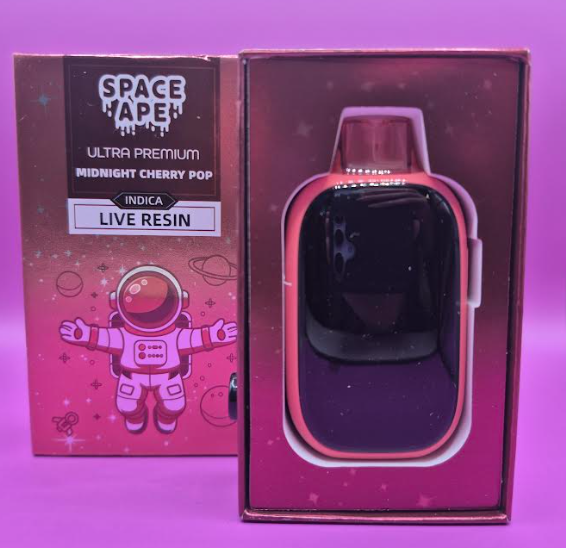 Photograph of product: Space Ape - 2g AIO Disposable Vape -  Midnight Cherry Pop (I/H)