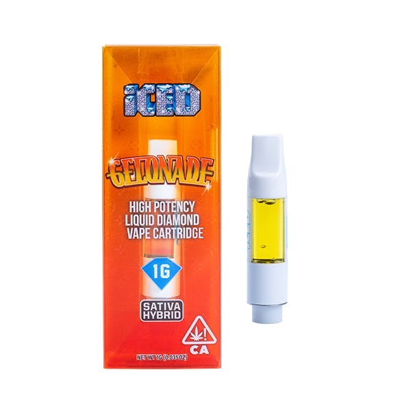 Photograph of product: Gelonade Liquid Diamond Vape Cart 1g - 