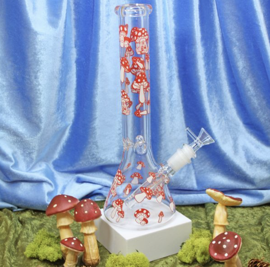 Photograph of product: Mushroom Bong - Glow-in-the-Dark!