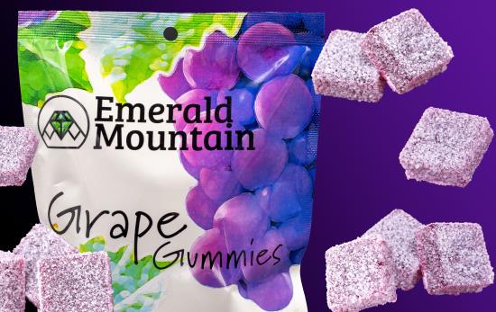 Photograph of product: EM' Summit Candies - Grape Gummies 10pk (100mg)