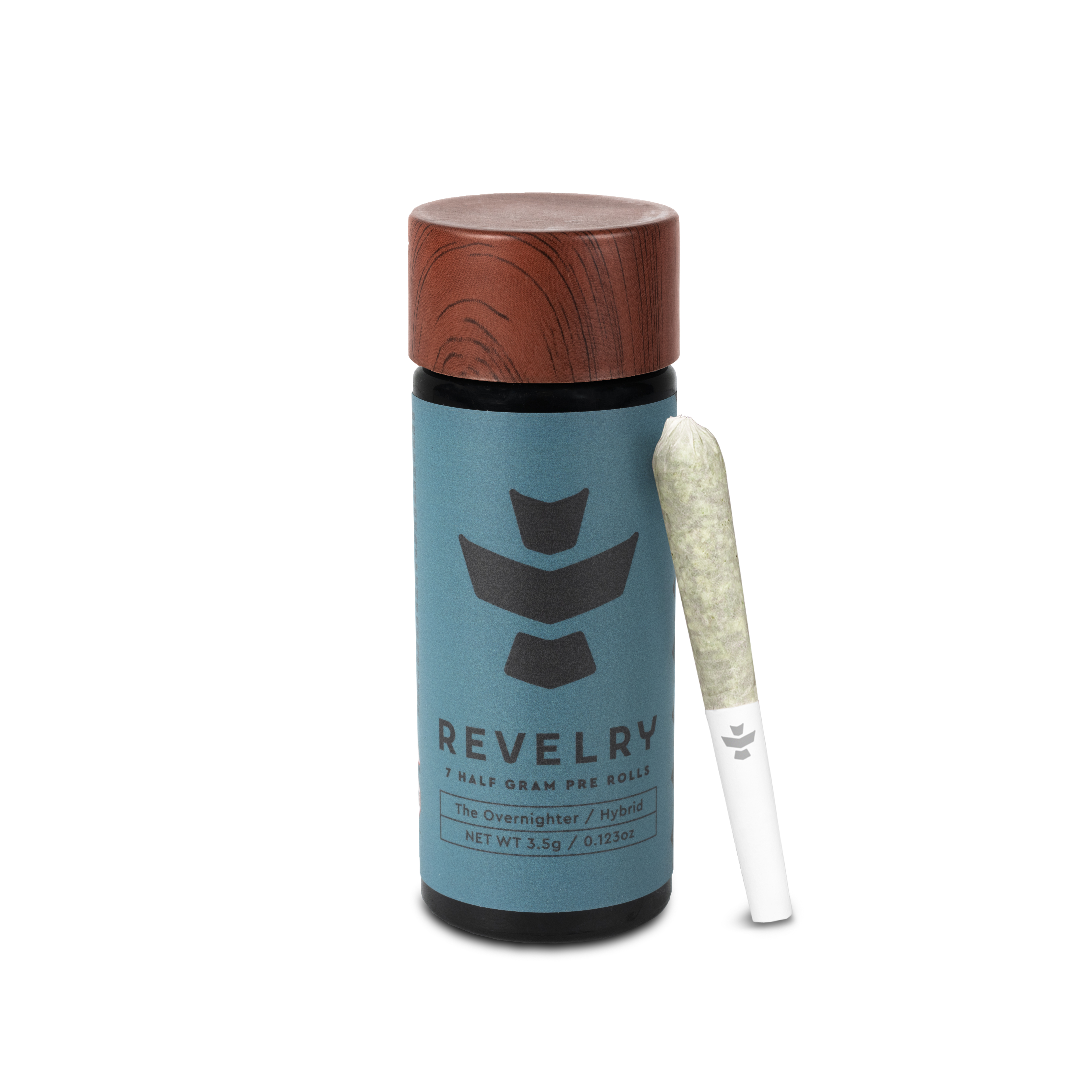 Photograph of product: Revelry Pre-Roll Blue Gelato / 7-Pack