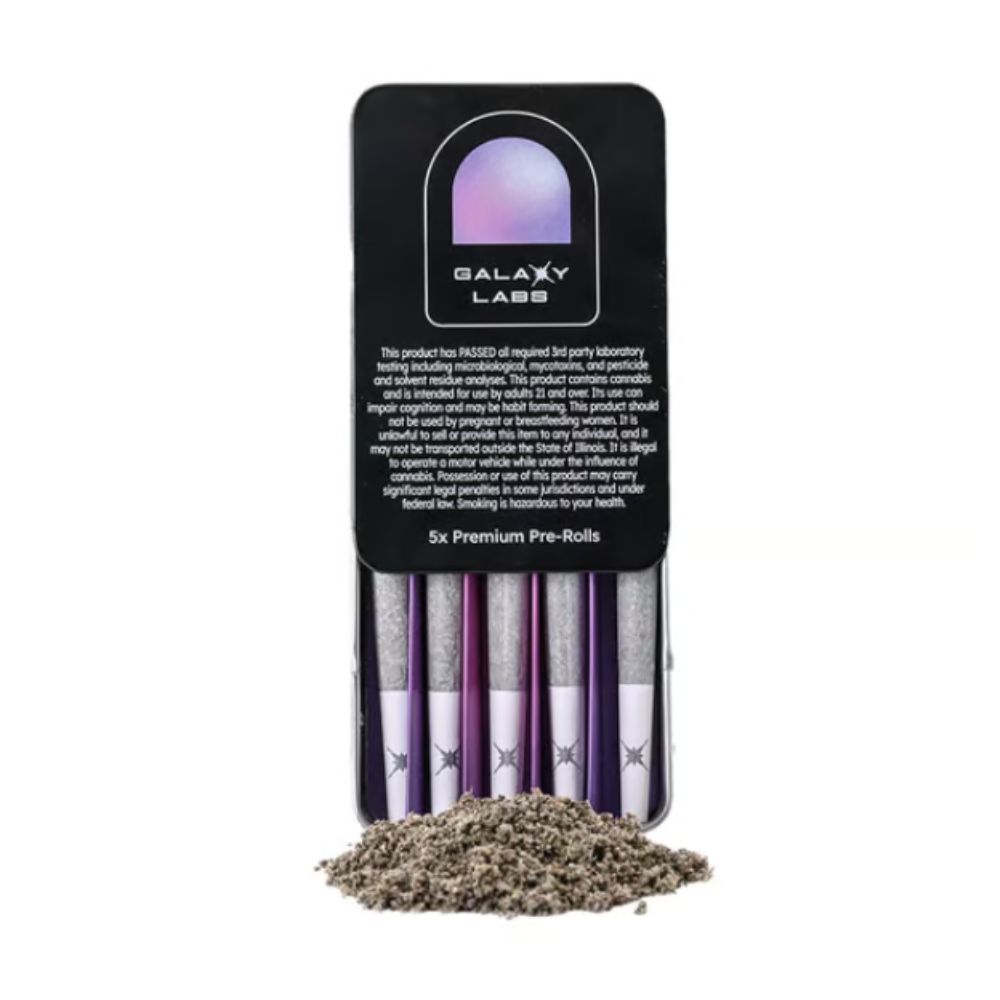 Photograph of product: Galaxy Labs | Green Diesel 5pk | 2.5g