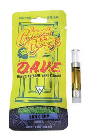 Photograph of product: Cheech & Chong | Dark Sky | D.A.V.E Vape Cart Oui'd