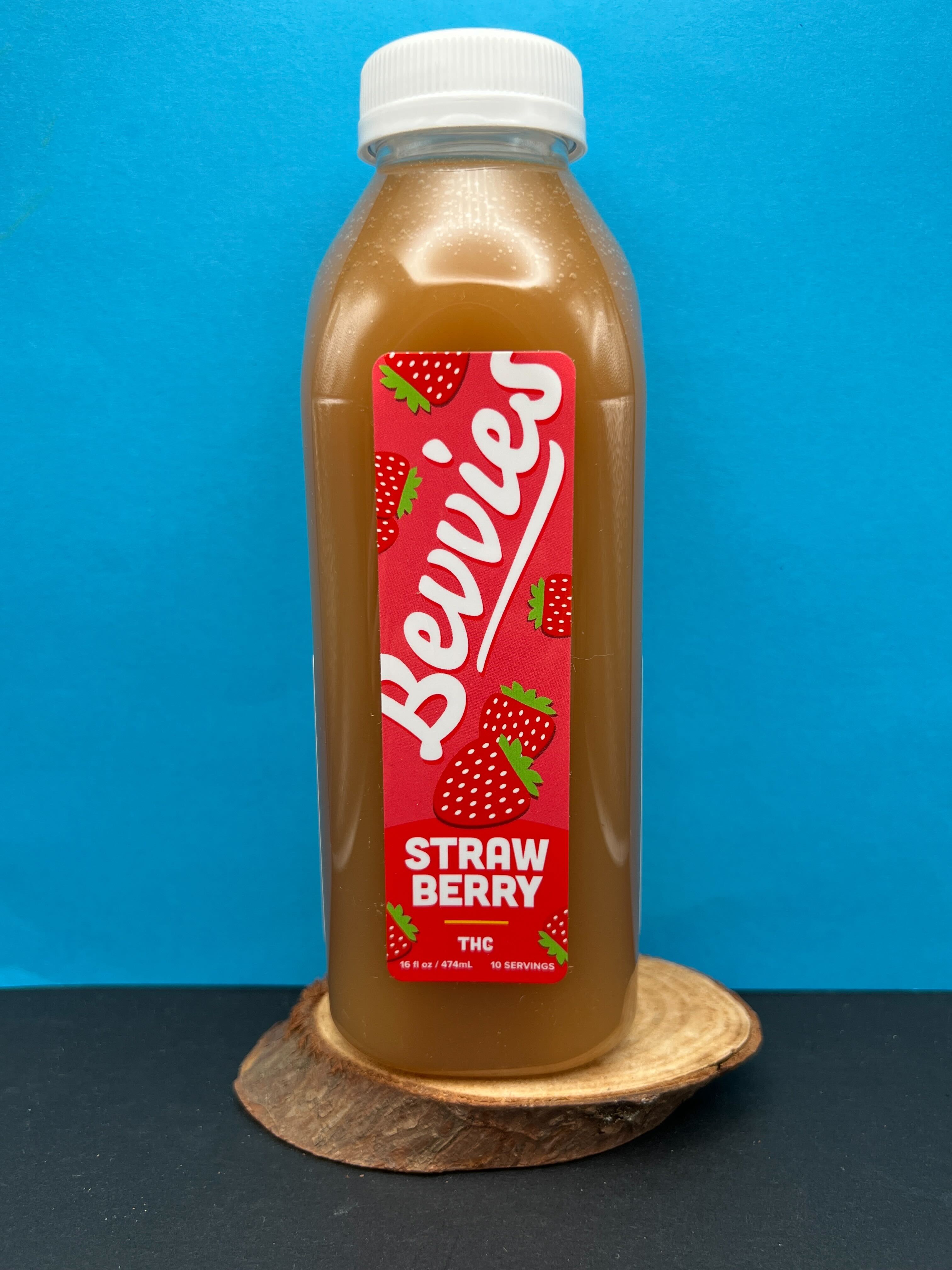 Photograph of product: 16oz Strawberry - Bevvies