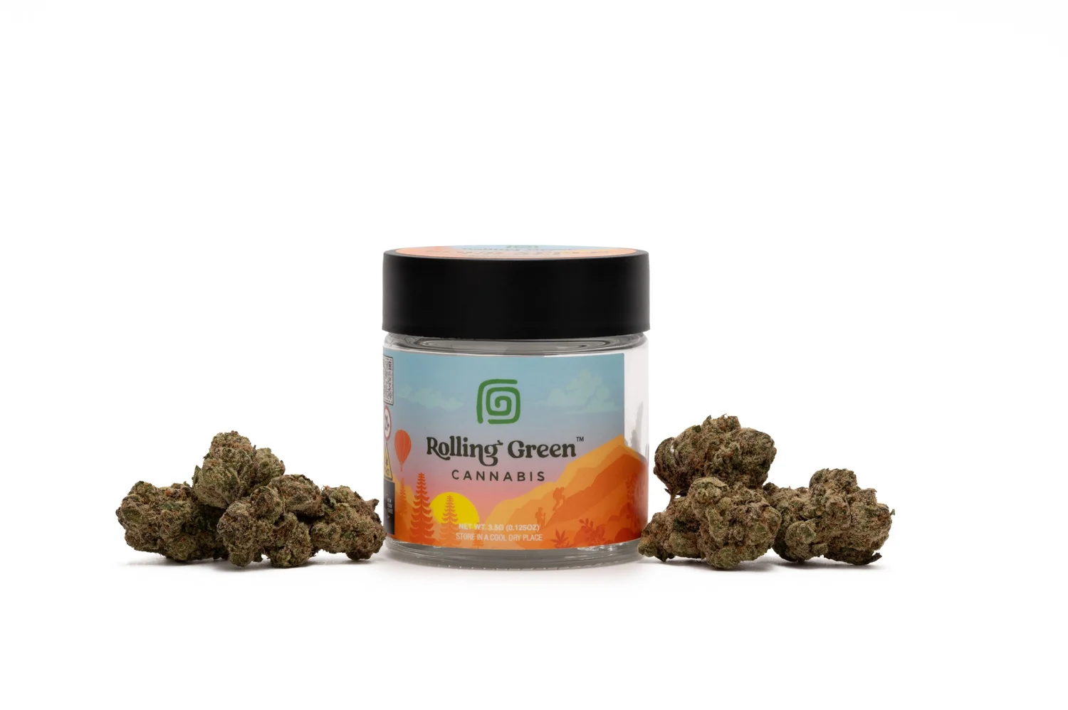 Photograph of product: Rolling Green | Cotton Candy Gelato | Flower | Hybrid - 3.5g