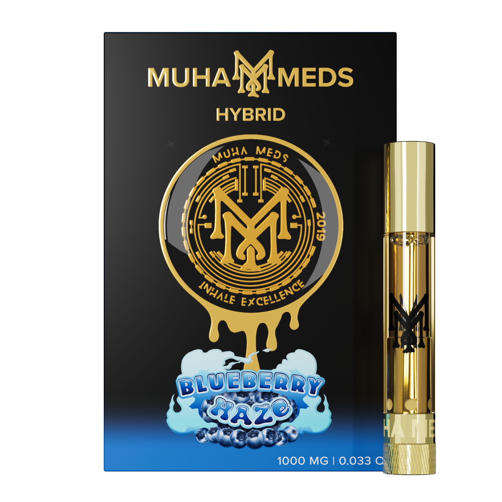 Photograph of product: Muha Meds | Blueberry Haze Distillate Cart