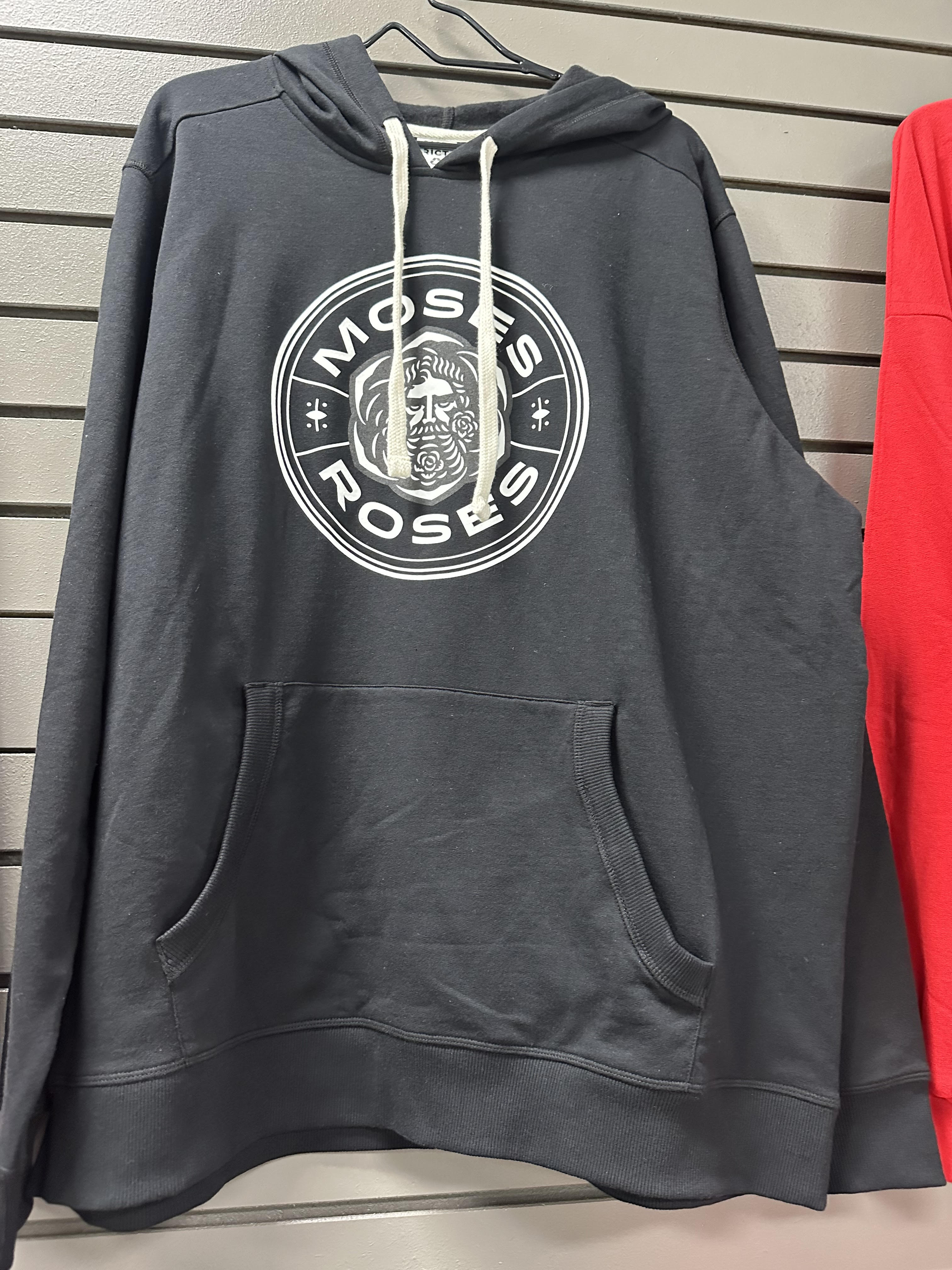 Photograph of product: Moses Roses black/Gray Hoodie