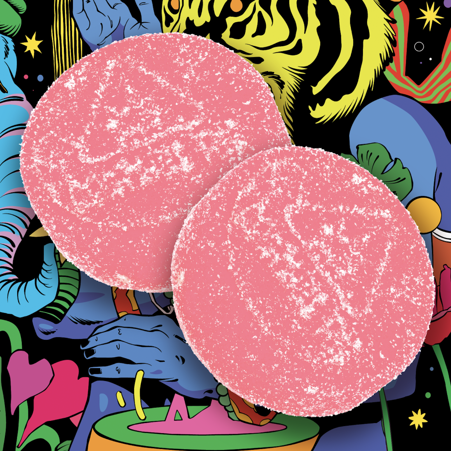 Photograph of product: Wild Watermelon Gummies 100mg 20pk