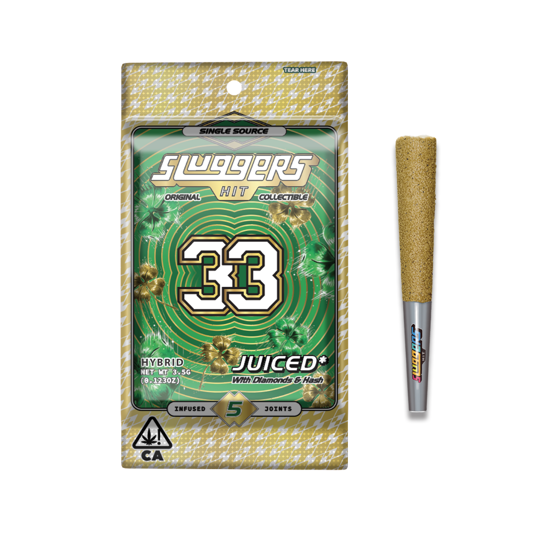 Photograph of product: Sluggers 5pk Pre-Rolls - 33 3.5g