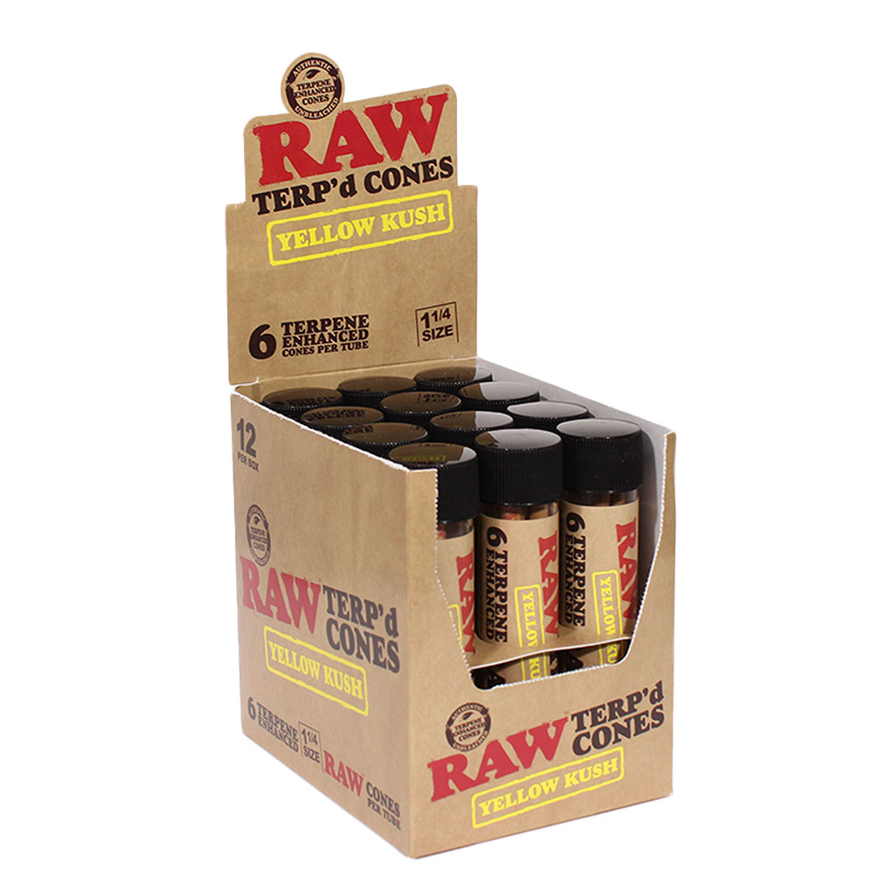 Photograph of product: Raw | Terpd 6PK (Yellow Kush)