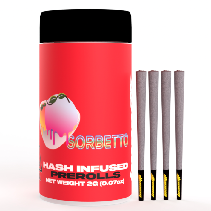 Photograph of Product: SORBETTO HASH INFUESED 7PK - 3.5G