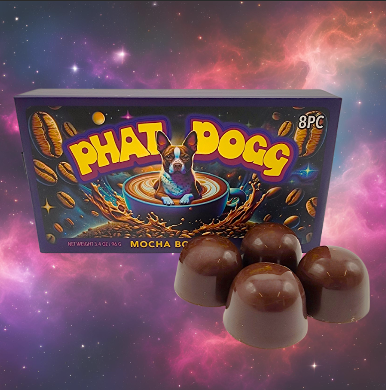 Photograph of product: Mocha 5mg Rosin Infused Bon Bons (Hybrid) - 40mg