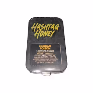 Photograph of product: au chocolattag Honey- Durban Posion (S)- Diamond Infused Pre-Rolls 5pk