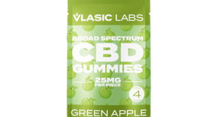 Photograph of product: Vlasic CBD - Broad Spectrum Green Apple Mini Pack - 100mg CBD