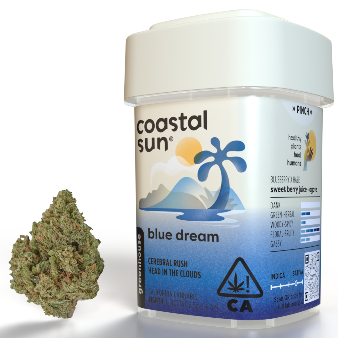 Photograph of product: Blue Dream Greenhouse Flower 3.5g