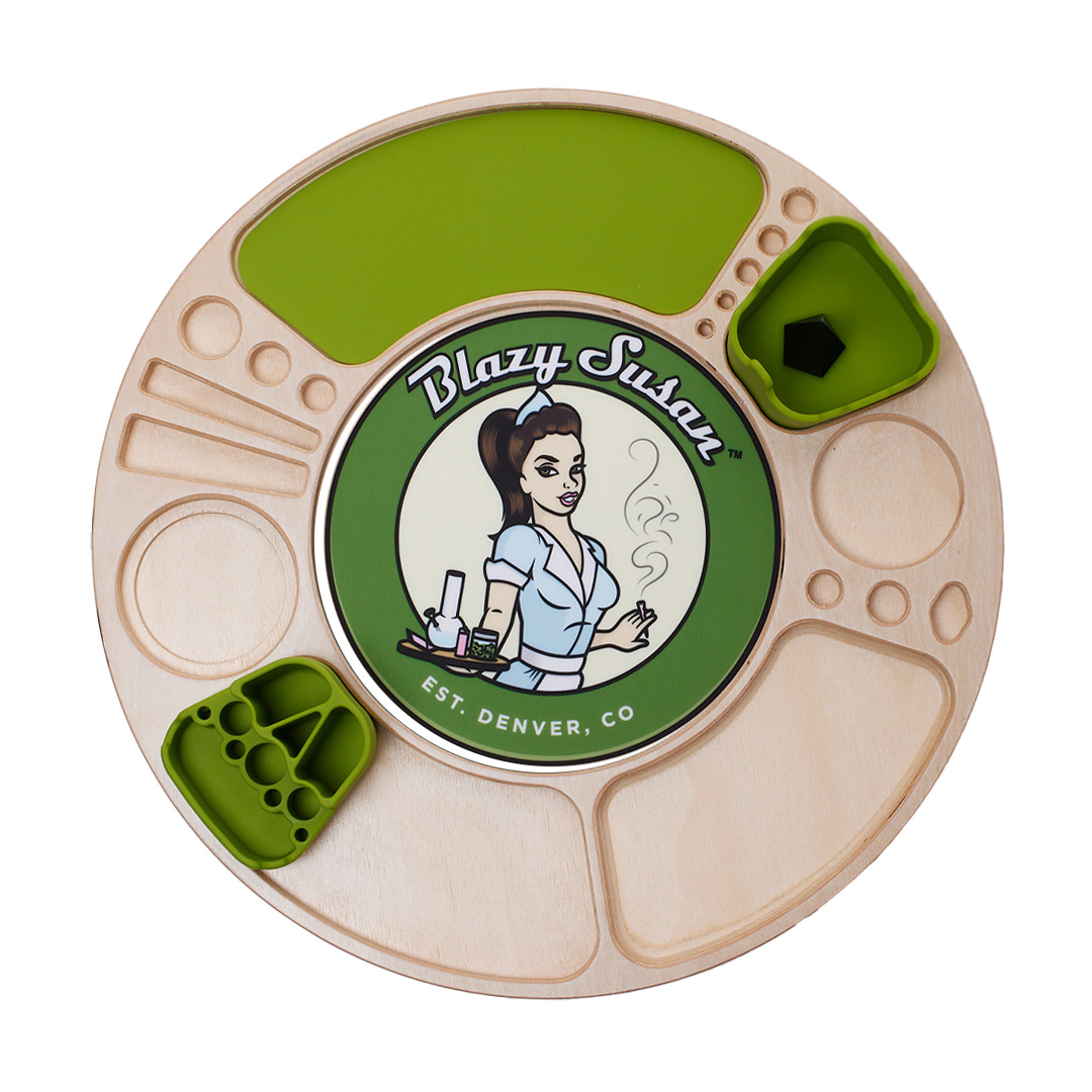 Photograph of product: Blazy Susan-Medium Rolling Tray (assorted)
