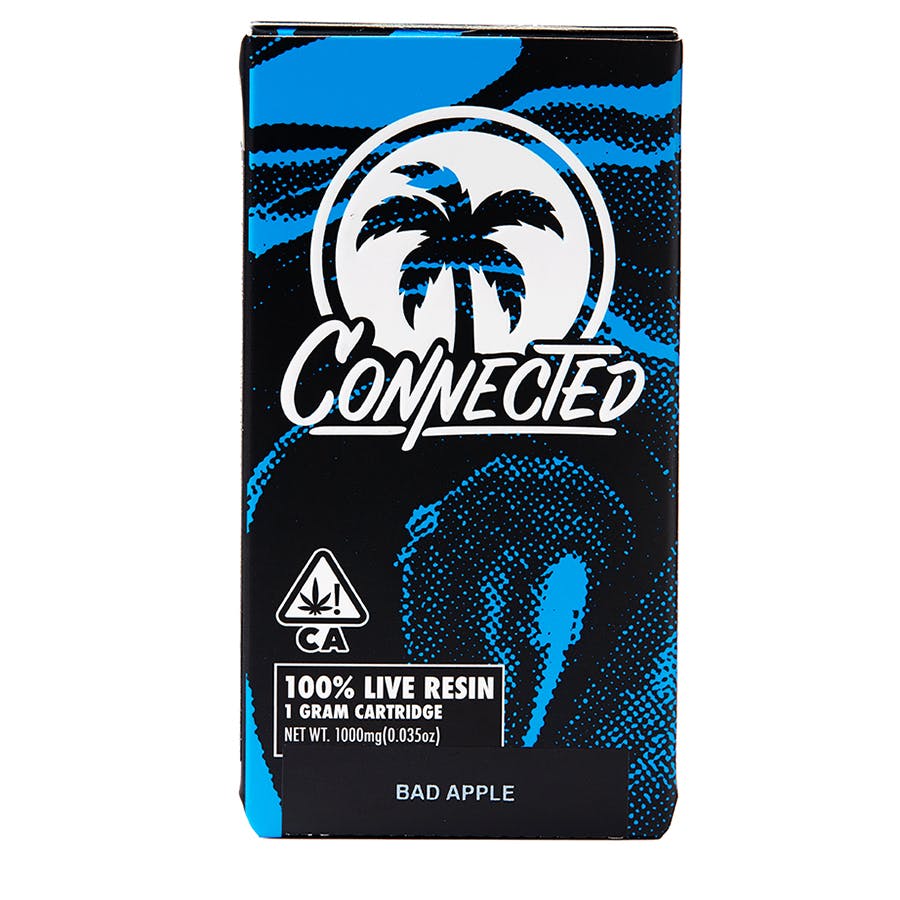 Photograph of product: CONNECTED - BAD APPLE 1G LIVE RESIN CART