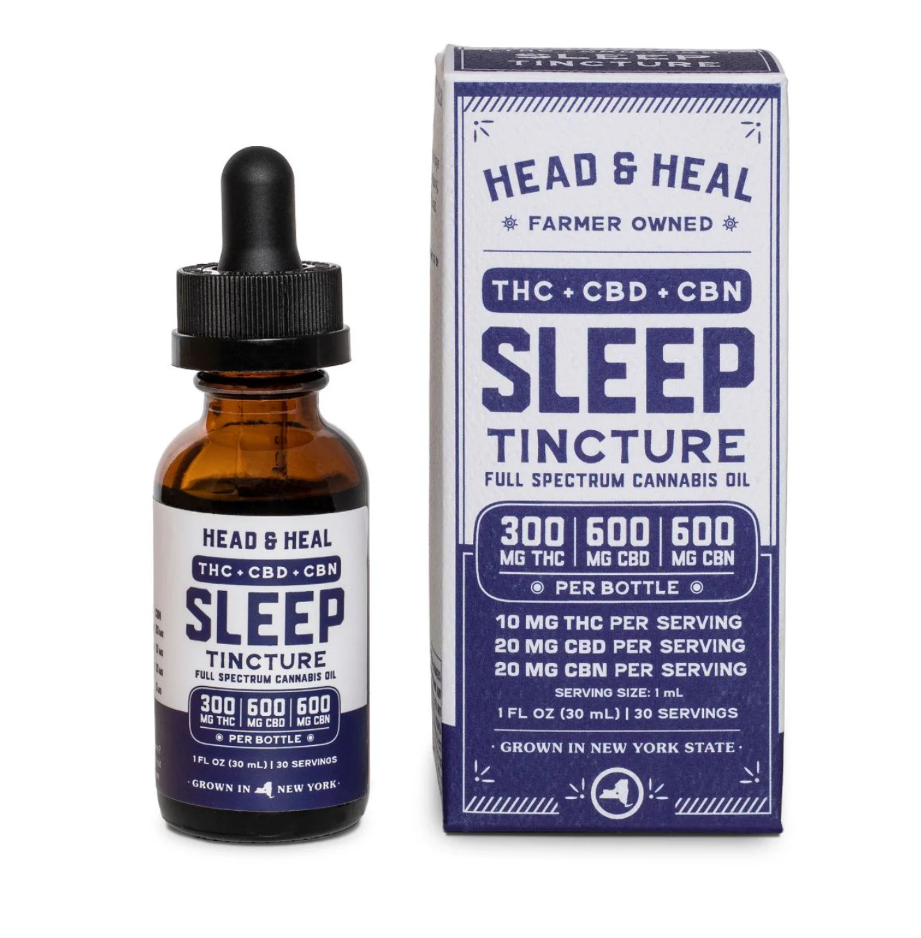 Photograph of product: Sleep - TH-oui/CBD/CBN Tincture - Head & Heal