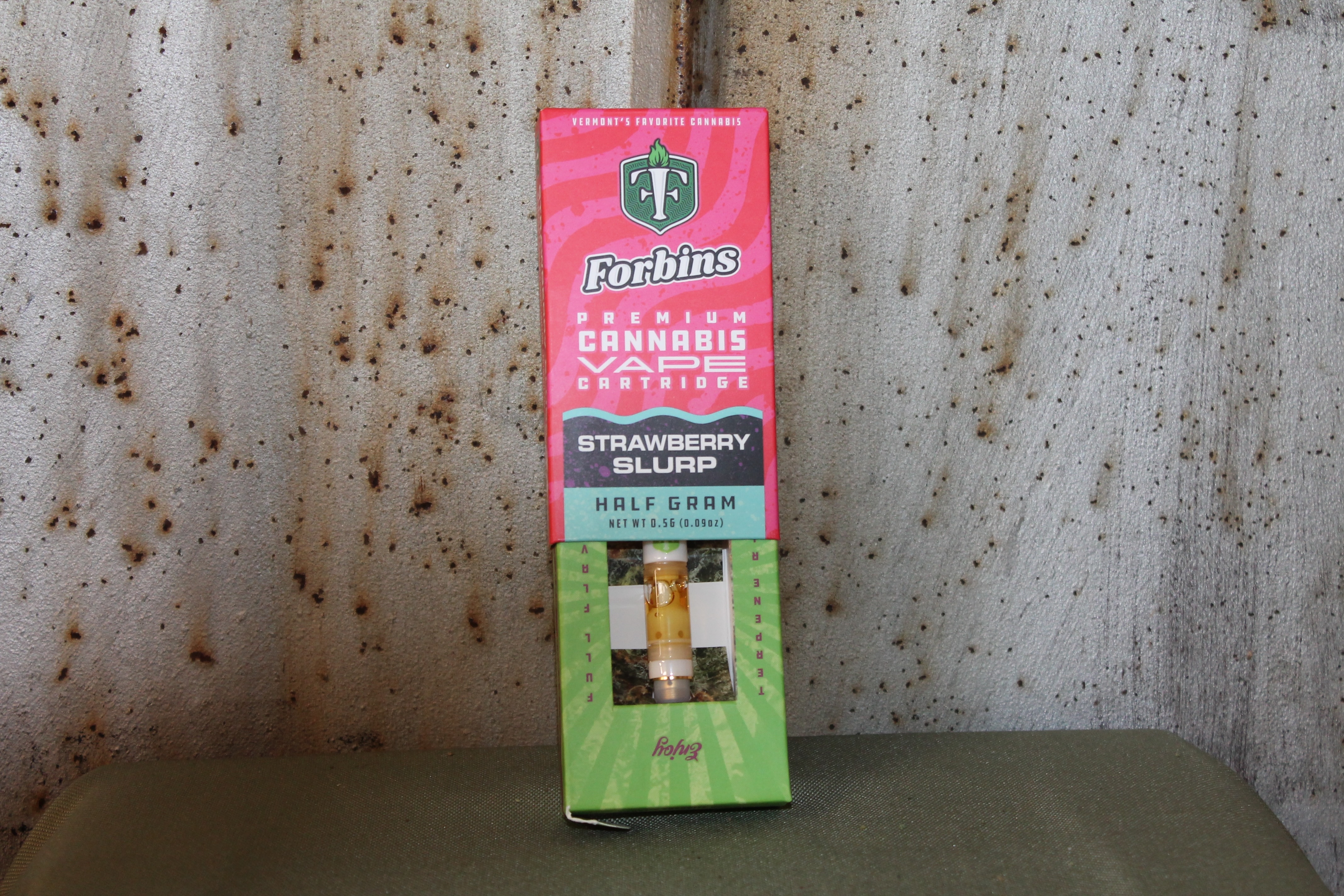 Photograph of product: Forbins Finest I Strawberry Slurp Vape Cart