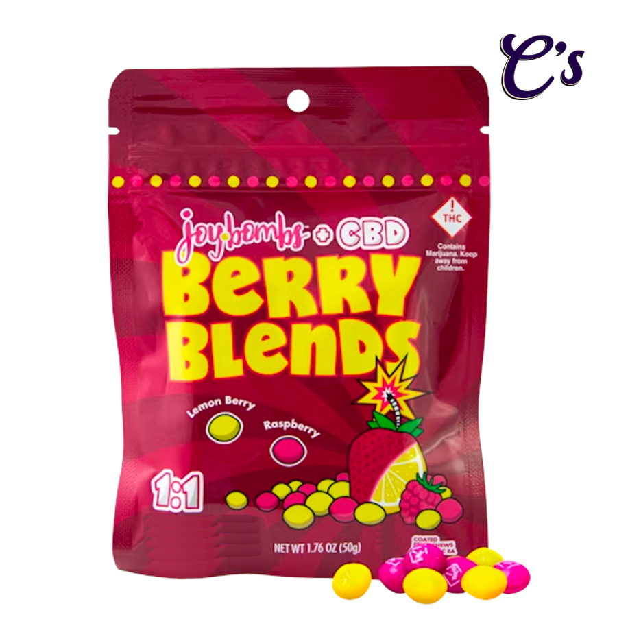 Photograph of product: Joyibles | Joybomb (CBD 1:1) Berry Blends 100mg