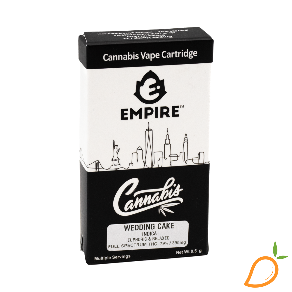 Photograph of product: 0.5g Wedding Cake Vape Empire