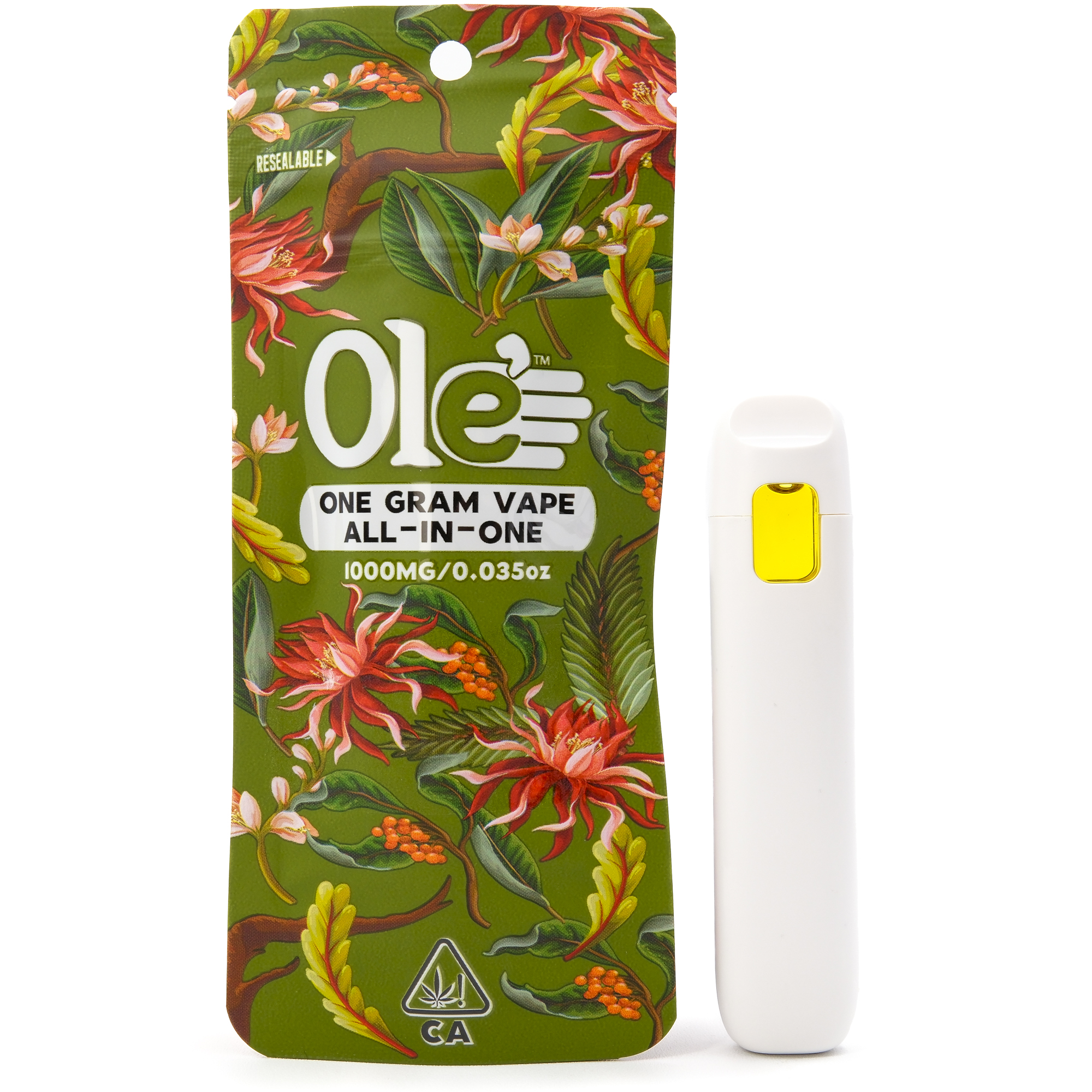 Photograph of product: Zookies 1g Distillate AIO Cart - Ole' 4 Fingers