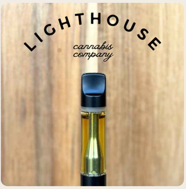 Photograph of product: Lighthouse Laughing Buddha Live Resin Vape 84.09% (S) 1g - 00130