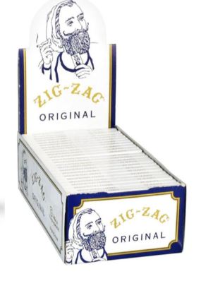 Photograph of product: Zig Zag - Original White Rolling Paper 32 leaves