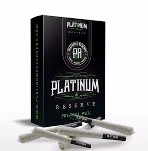 Photograph of product: Platinum Reserve | Heavy OG | 2.5g 5pk Pre-Rolls