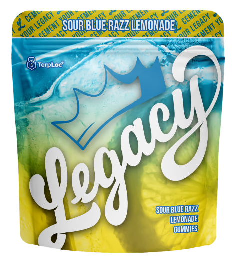 Photograph of product: SOUR BLUE RAZZ LEMONADE | 10PK | 100MG