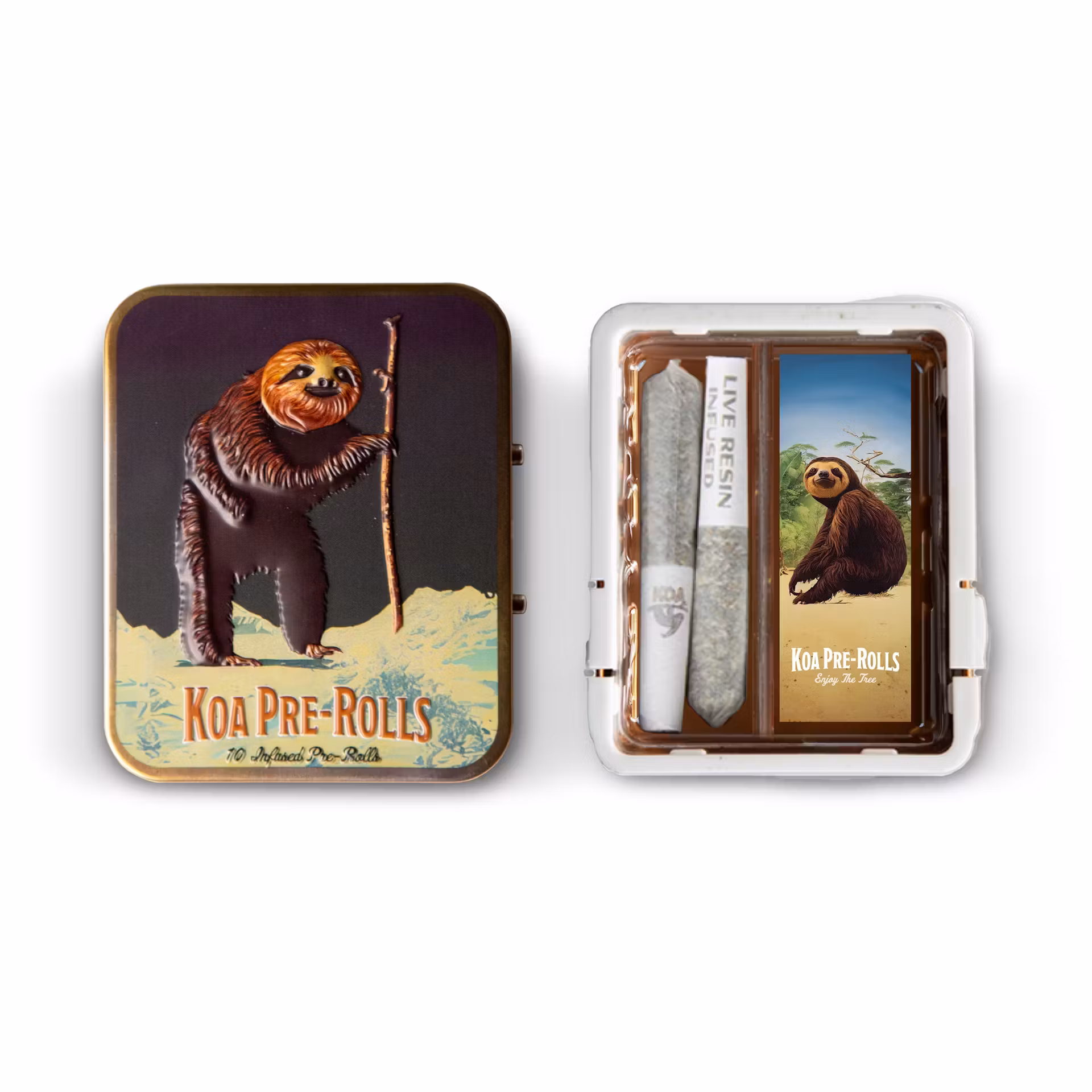 Photograph of product: KOA | LIVE RESIN INFUSED PRE-ROLL | RS11 | 2PK