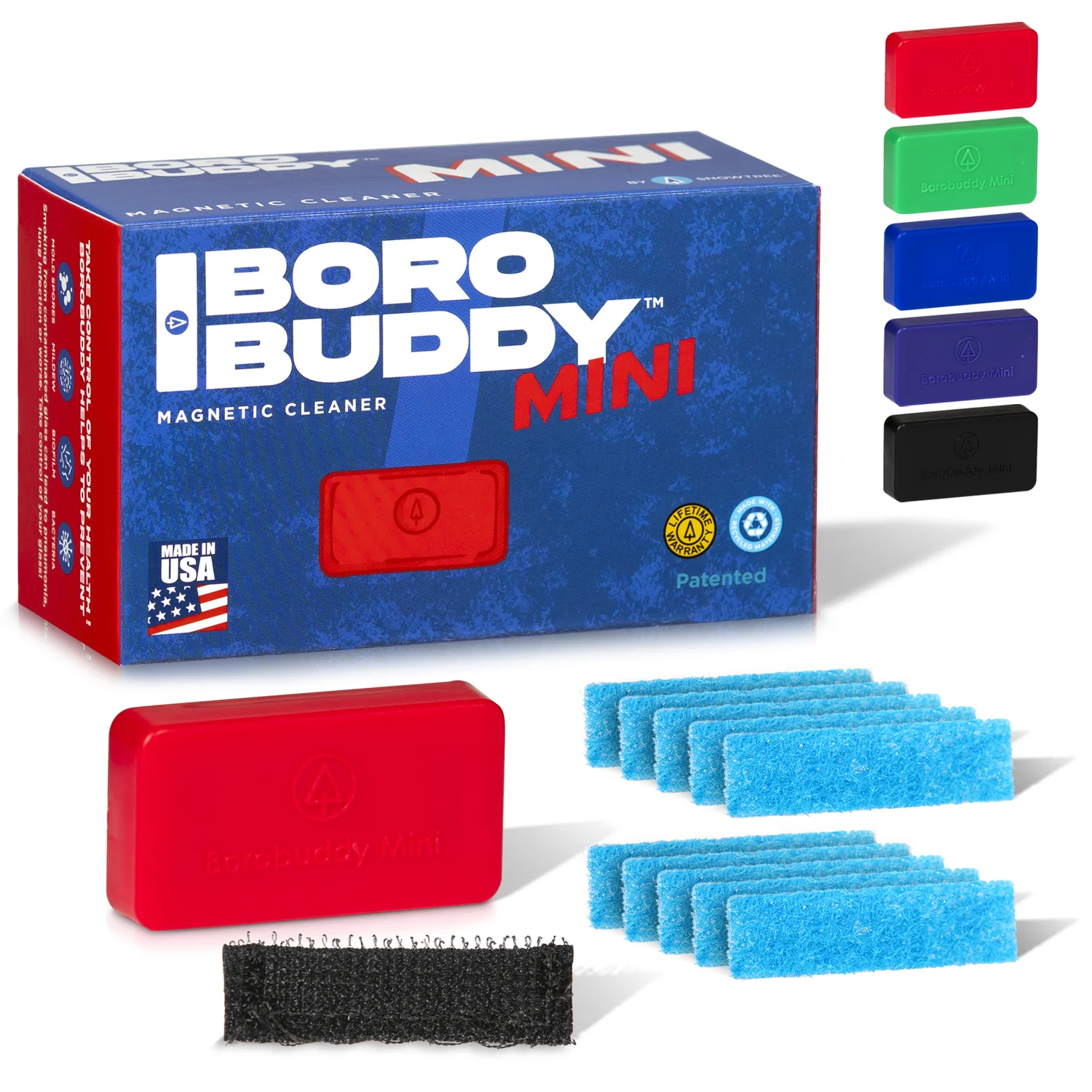 Photograph of product: SnowTree BoroBuddy *Mini* Magnetic Glass Cleaner Kit