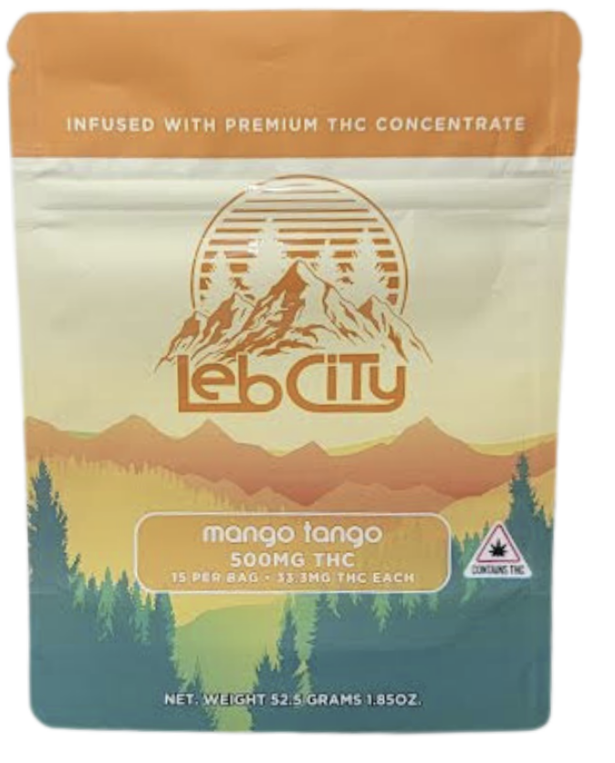 Photograph of product: Mango Tango. Gummies. Leb City