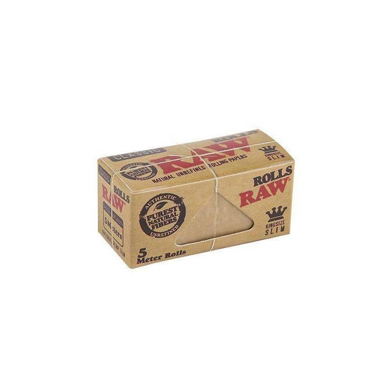 Photograph of product: Raw King Size Slim 5 Meter Rolling Paper