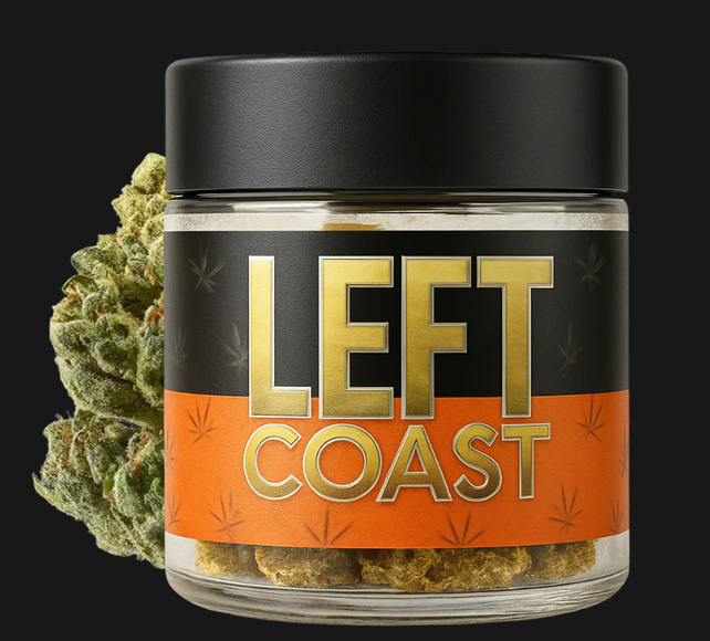 Photograph of product: Left Coast Extracts - Indoor Grow - OG Crusher - Flower - 3.5g