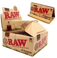 Photograph of Product: Raw - Organic Hemp Artesano Rolling Papers w/ Tips - King Size