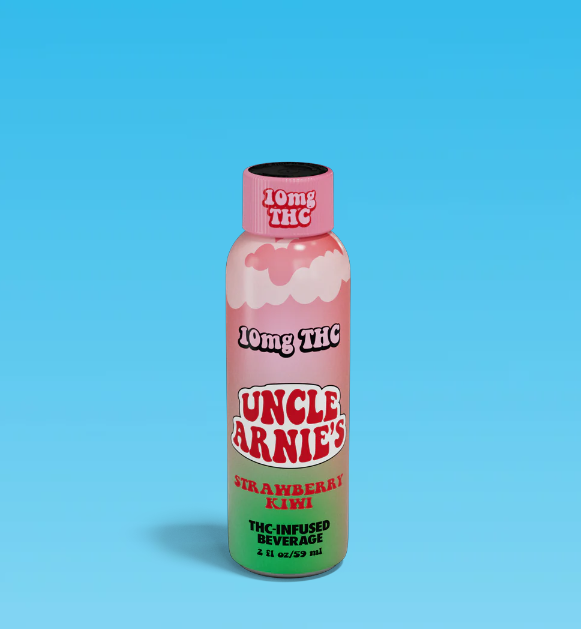 Photograph of product: Beverage - Uncle Arnie's - Strawberry Kiwi (H) - 100mg (2oz)