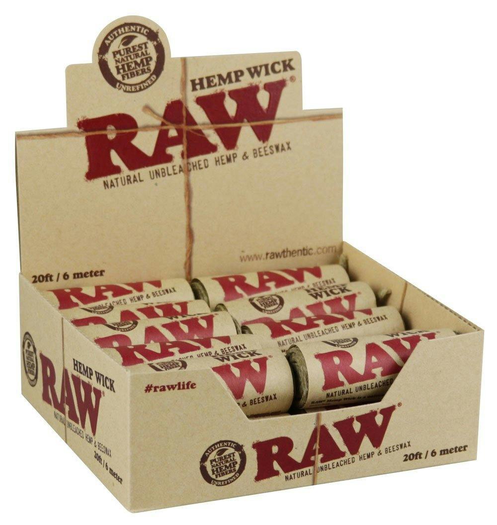 Photograph of product: Raw - Hempwick 20ft / 6 Meter