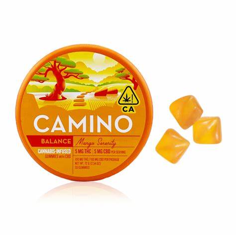 Photograph of product: Balance Mango Serenity TH-oui:CBD 1:1 I Gummies 100mg - Thrive