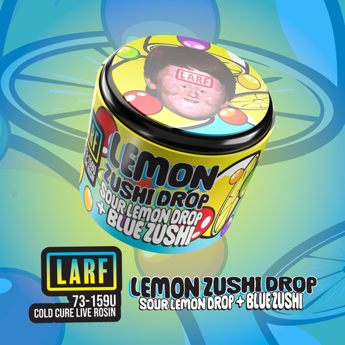 Photograph of product: Ginger Larf - Lemon Zushi Drop - Rosin