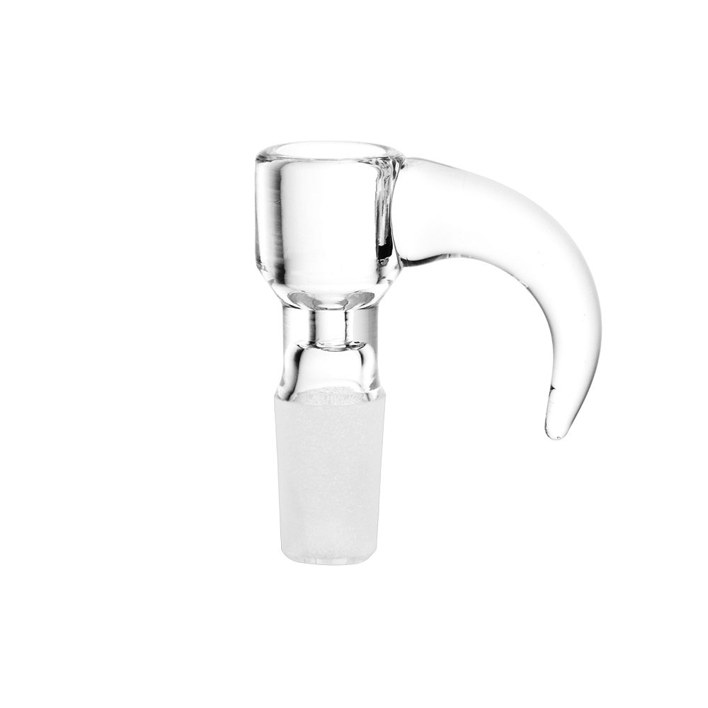 Photograph of product: Horned Glass Herb Slide | 14mm M