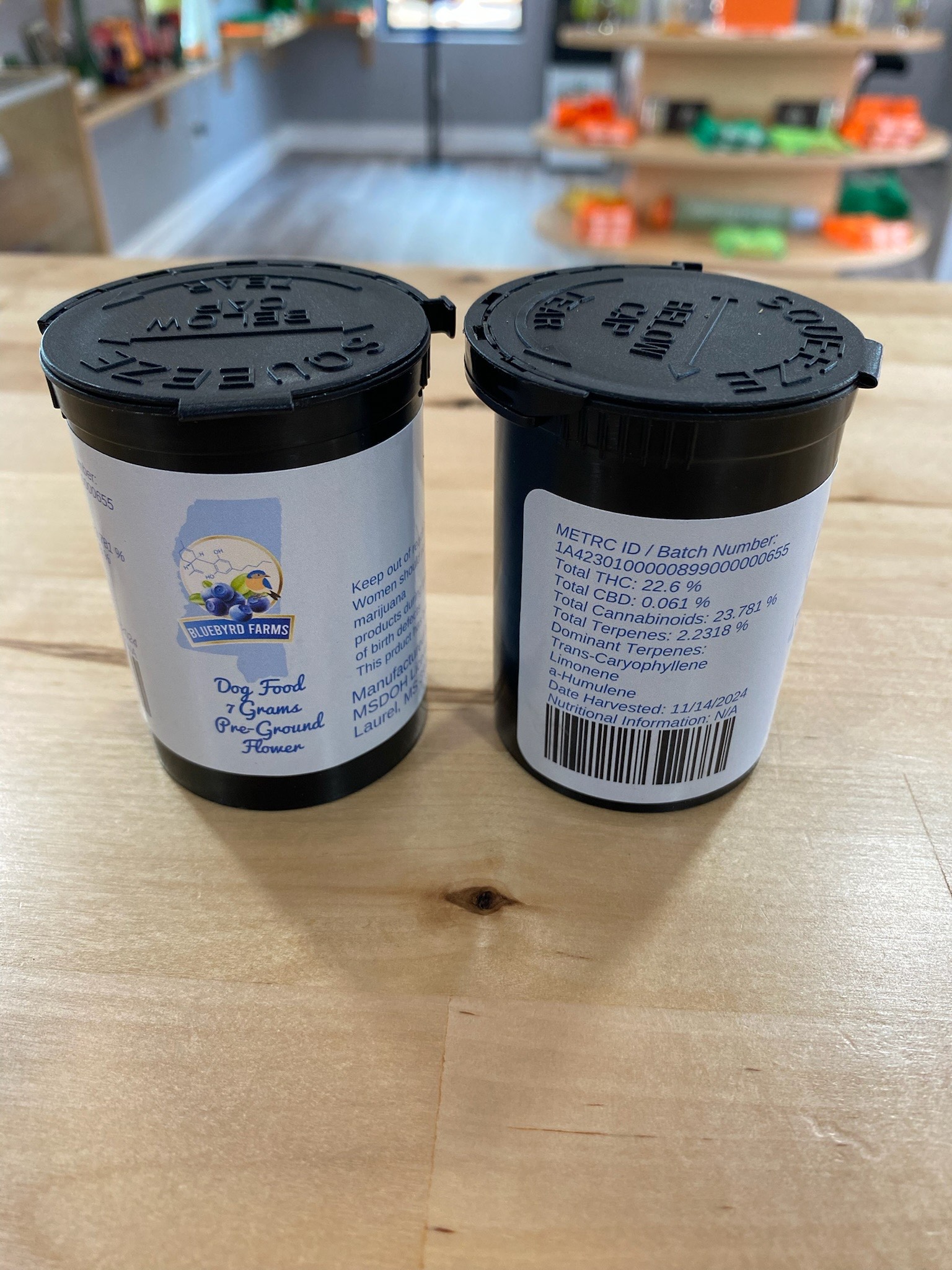 Photograph of product: Blue Byrd Farms- Dog Food Milled - 7g