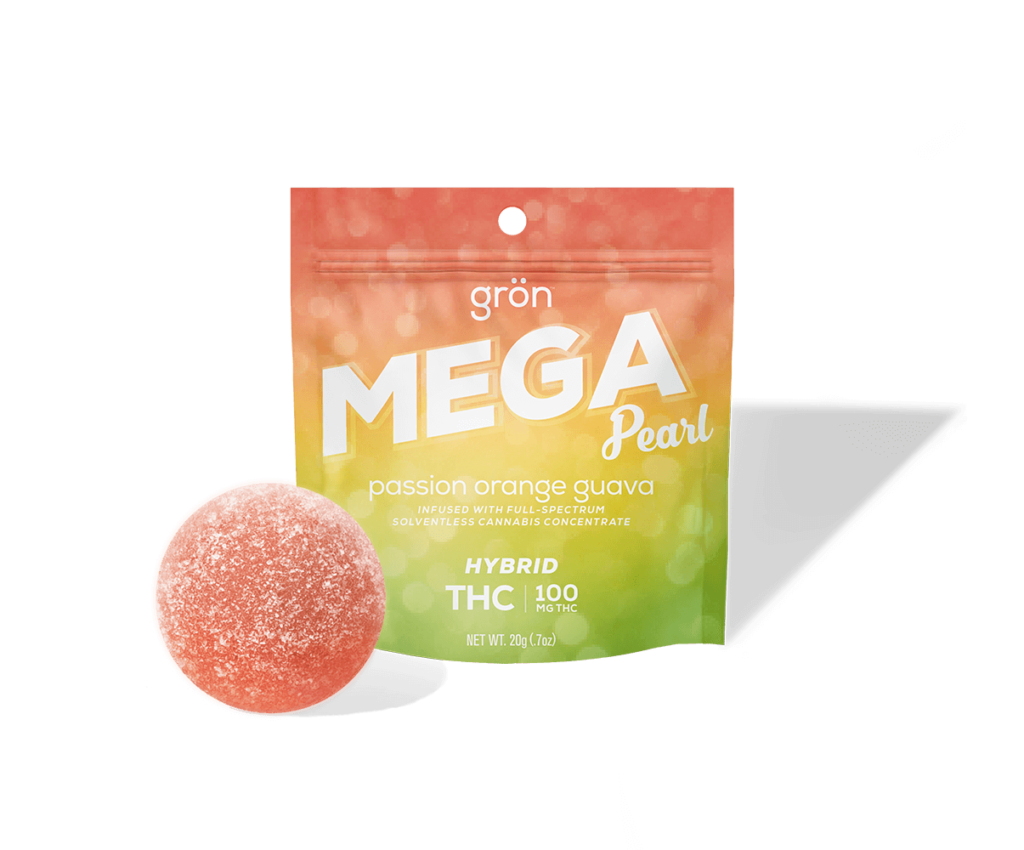 Photograph of product: Gron | Passion Orange Guava Mega | 100mg TH-oui