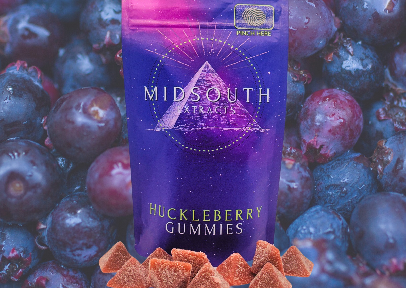 Photograph of product: Midsouth Extracts | 100mg | Huckleberry