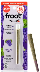 Photograph of product: FROOT - PREROLL - GRAPE APE