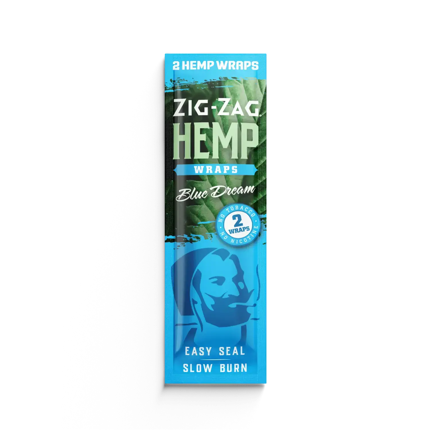 Photograph of product: Blazin' Blue ZigZag Hemp Wraps