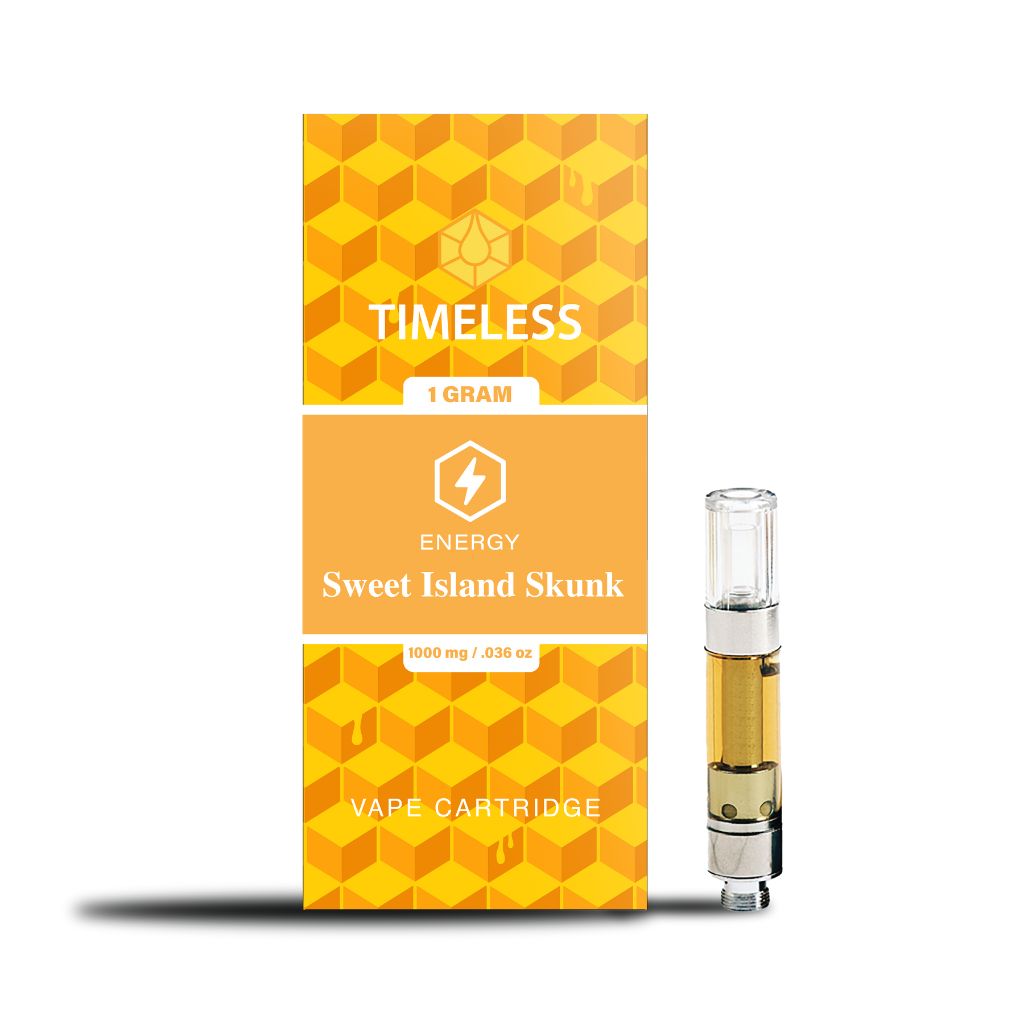 Photograph of product: SWEET ISLAND SKUNK 1G CARTRIDGE
