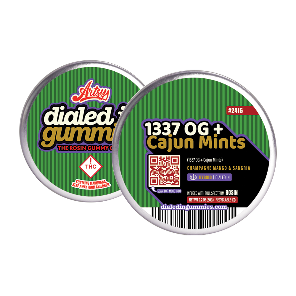 Photograph of product: Dialed In - Batch #2416 - 1337 OG + Cajun Mints (H)